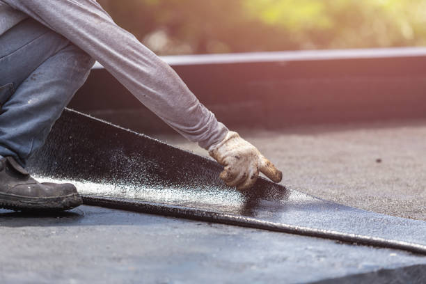 Professional Waterproofing technician working in Alpharetta, GA